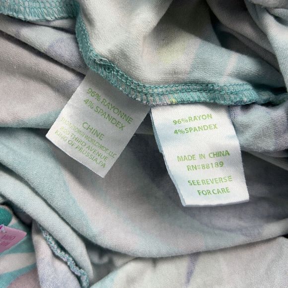 Lilly Pulitzer Womens Pull On Knit Pants XS Floral Multicolor Stretch Flare‎ Leg - Picture 3 of 8